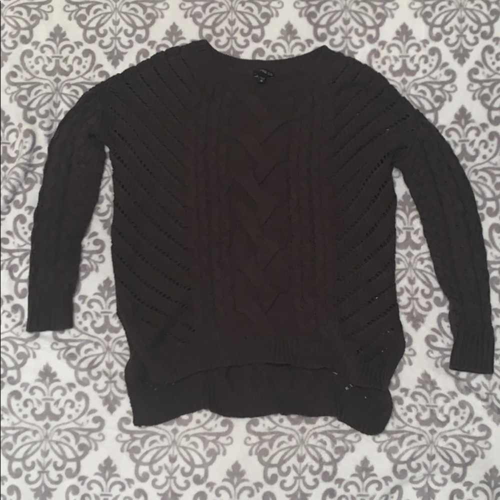 Express Olive Green Knit Sweater Size XS
